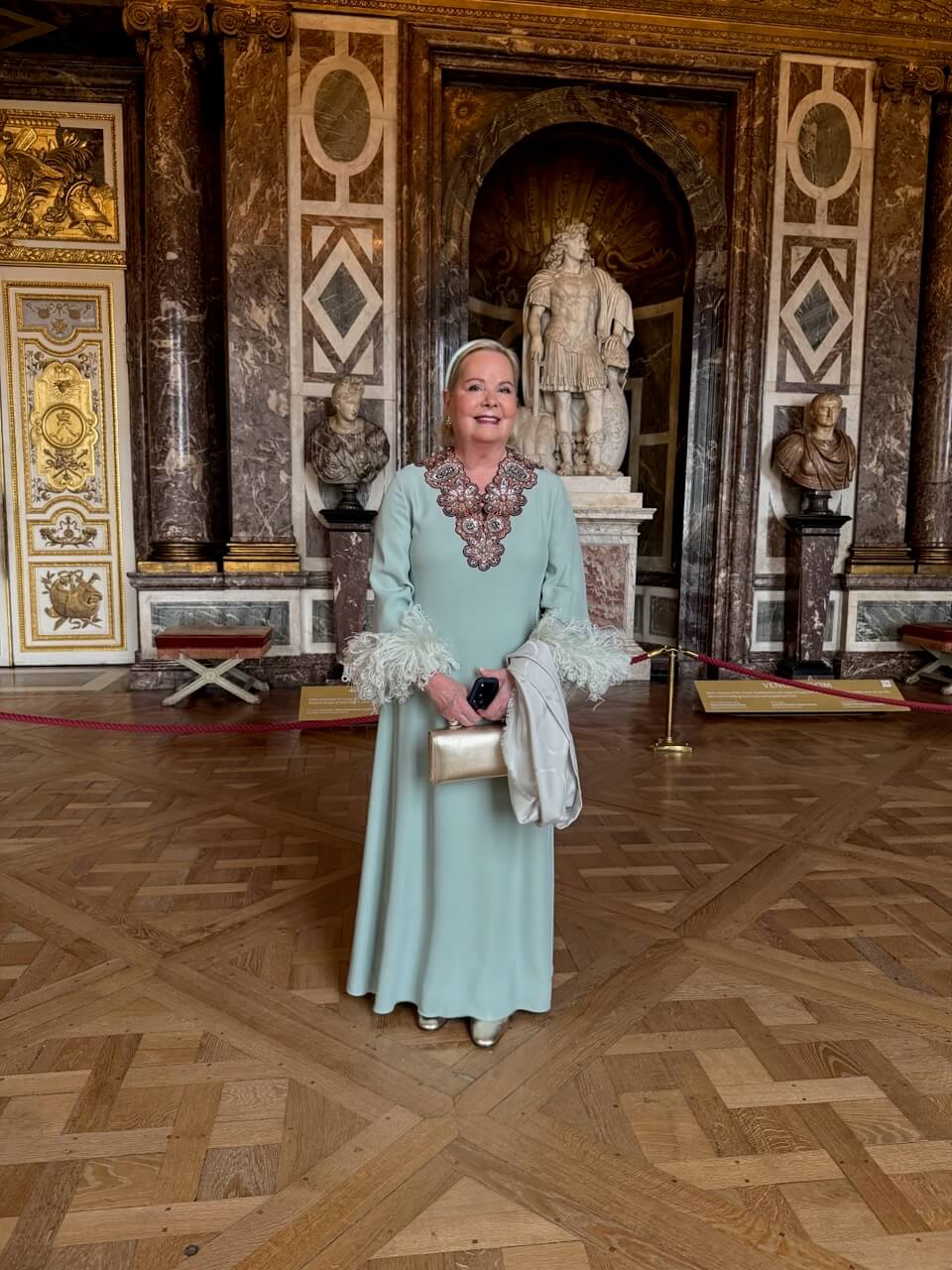 Cindy Galvin in Versailles